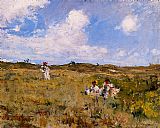 William Merritt Chase Famous Paintings - Shinnecock Landscape